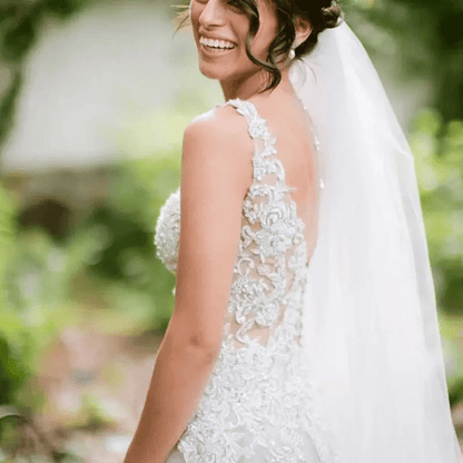Teardrop Wedding Backdrop Necklace Pearl Back Pendant Bridal Body Chain Sexy Bridal Back Drop Body Chain for Girls and Women.
