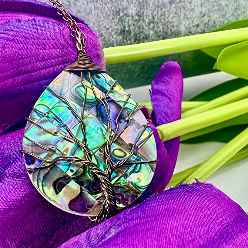 Natural Stone Tear Drop Healing Pendent Necklace